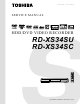 Toshiba RD-XS34SU Service Manual