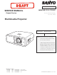 Sanyo PLV-Z3000 Service Manual