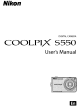Nikon COOLPIX S550 User Manual
