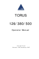 Ice Torus 126 Operator's Manual