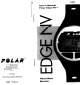 Polar Electro Edge NV User Manual