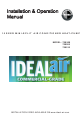 Ideal Air 700500 Installation & Operation Manual