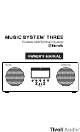 Tivoli Audio music system three Owner's Manual