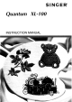Singer Quantum XL-100 Instruction Manual