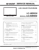 Sharp LC-52D82U Service Manual