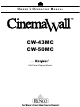 Runco CinemaWall CW-43MC Owner's Operating Manual
