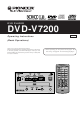 Pioneer DVD-V7200 Operating Instructions Manual