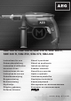 AEG SBE 500 R Instructions For Use Manual