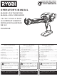 Ryobi P310 Operator's Manual