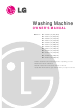 LG WF-T5001(~2)PC(H/P) Owner's Manual