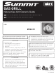 Weber Summit 56221 Owner's Manual