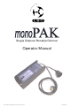 LSC monoPAK Operator's Manual