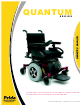 Pride Quantum 6000Z 3S Owner's Manual