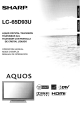 Sharp AQUOS LC-65D93U Operation Manual
