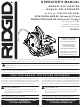 RIDGID R32031 Operator's Manual