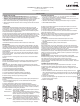 Leviton Thermostat Display Control Installation Instructions