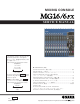Yamaha MG16/6FX Service Manual