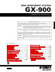 Yamaha GX-900 Service Manual