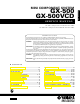 Yamaha GX-500 Service Manual