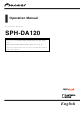 Pioneer SPH-DA120 Operation Manual