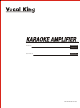 Vocal King VK9303 User Manual