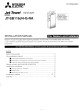 Mitsubishi Electric Jet Towel JT-SB116JH-G-NA Installation Manual