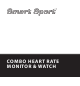 Smart Sport Combo heart rate Monitor & watch User Manual