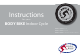BODY BIKE Basic Instructions For Mechanics Manual