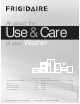 Frigidaire Washer Use & Care Manual