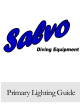 Salvo Primary Dive Lights Use And Care Manual