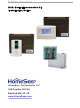 HomeSeer Technologies RCS Serial Thermostat Kit Installation Manual