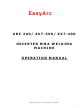 Hong Kong Easyweld EasyArcARC 200 Operation Manual