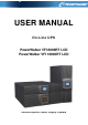 Power Walker PowerWalker VFI 6000RT LCD User Manual