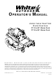 White Outdoor ZT 42 Operator's Manual