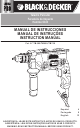 Black & Decker TM600 Instruction Manual