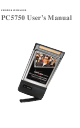 Verizon Wireless PC5750 User Manual