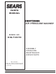Craftsman 919.716170 Assembly & Operation Manual