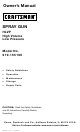 Craftsman 919.155190 Owner's Manual