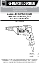 Black & Decker BDSG500 Linea PRO Instruction Manual