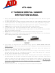 ATD Tools ATD-2088 Instruction Manual