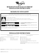 Whirlpool MICROWAVE OVEN BUILT-IN TRIM KIT Installation Instructions