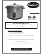 Chefmate RC1 Instruction Manual