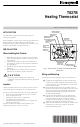 Honeywell T827B Installation Instructions