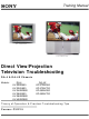 Sony KV-32HS500 Training Manual