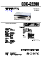 Sony CDX-S2200 Service Manual