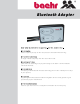 Baehr Bluetooth Adapter User Manual