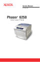Xerox Phaser 6250 Service Manual