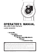 Poulan Pro DELUXE PUSH ROTARY LAWN MOWER Operator's Manual