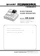 Sharp ER-A440 Programming Manual