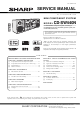 Sharp CD-SW440N Service Manual